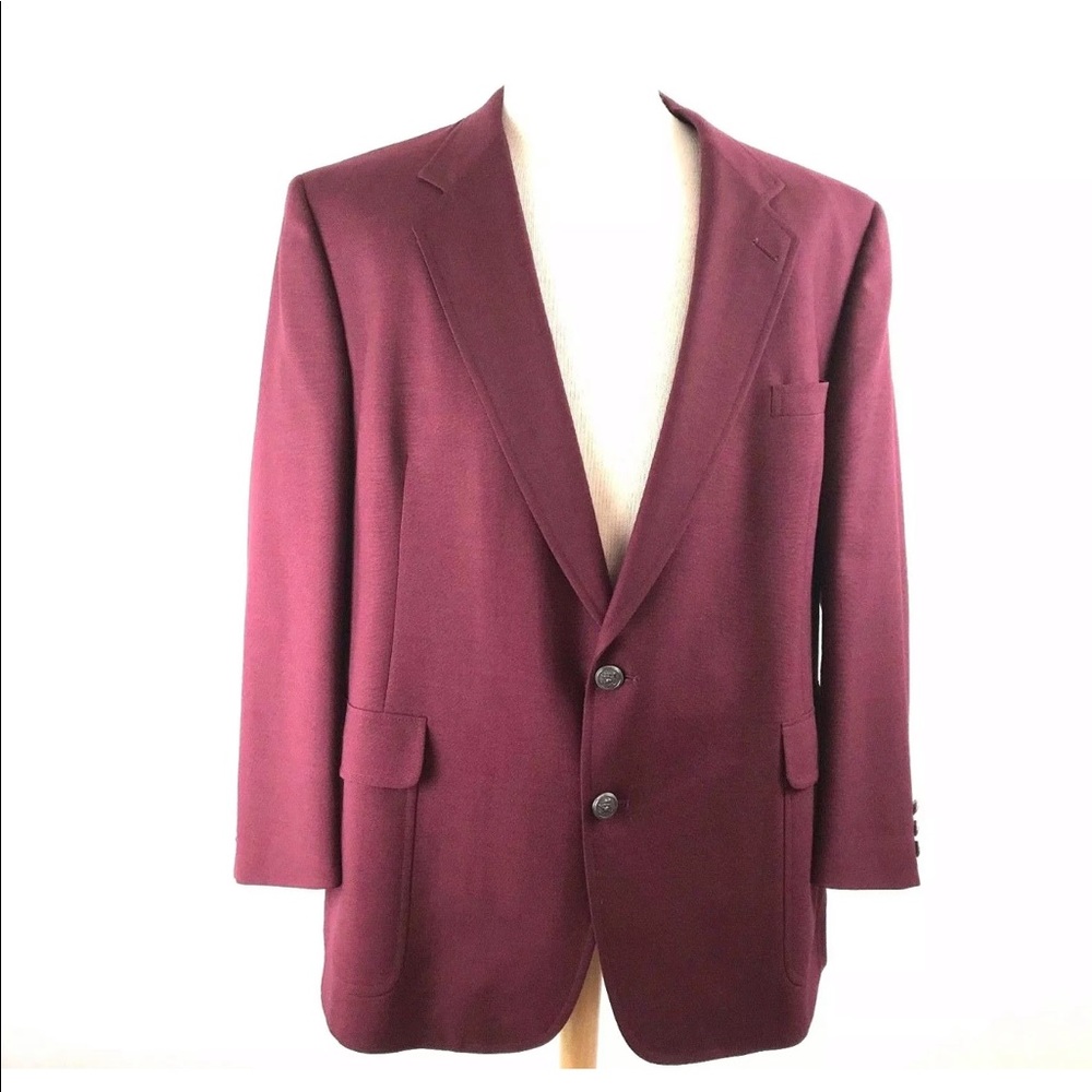 Hart Schaffner Marx Red Sport Jacket Jack Nicklaus